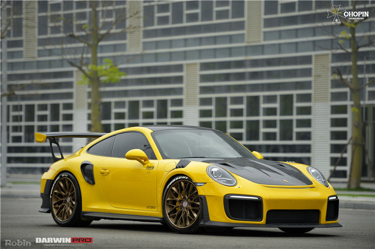 Faldones laterales de fibra de carbono DarwinPRO 2012-2015 para Porsche 991.1 Carrera S GT2RS