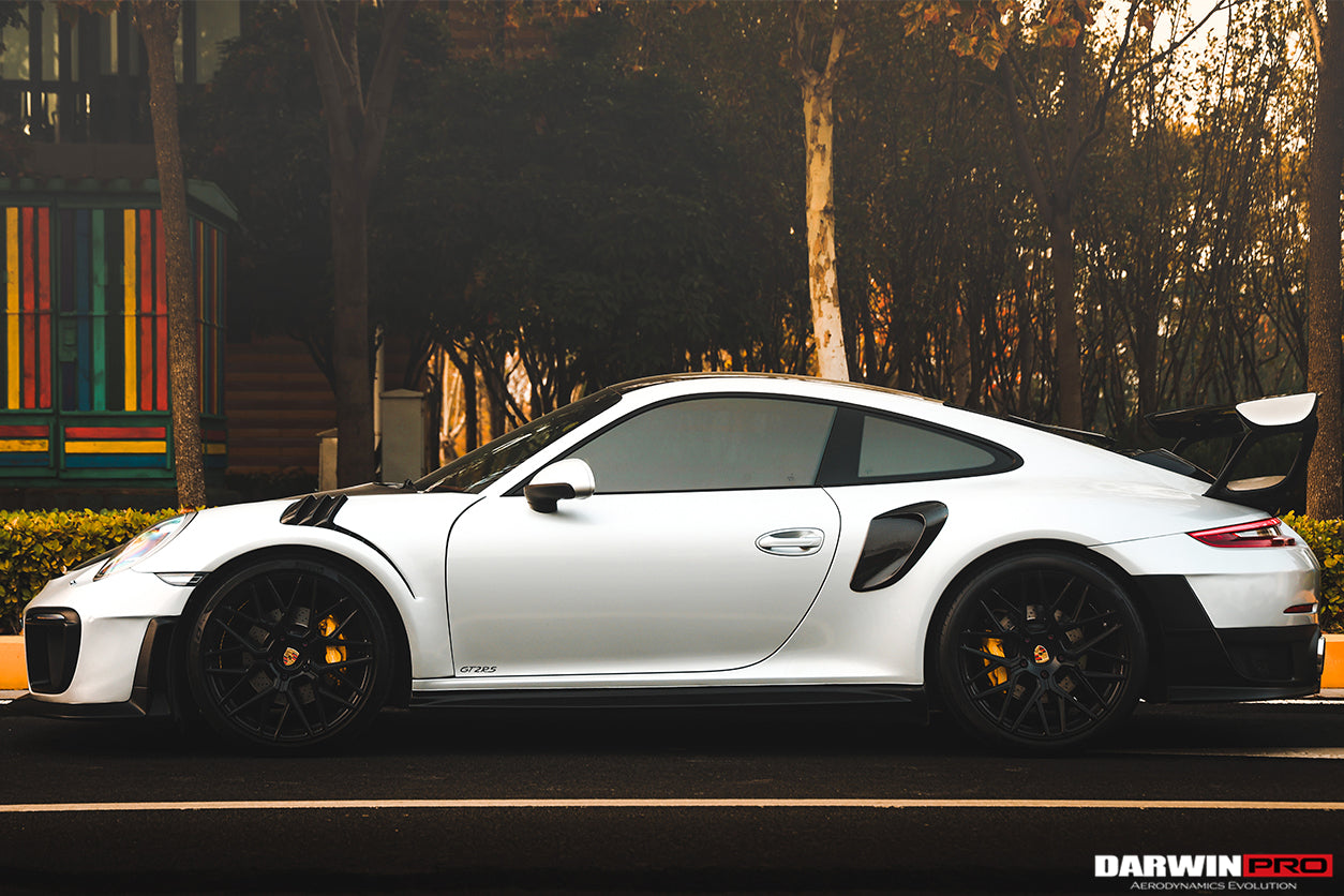 Faldones laterales de fibra de carbono DarwinPRO 2012-2015 para Porsche 991.1 Carrera S GT2RS