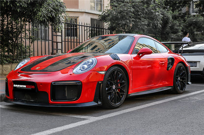 DarwinPRO 2016-2019 Porsche 911 991.2 Carrera S GT2RS-Style GT2RS Carbon Fiber Side Skirts