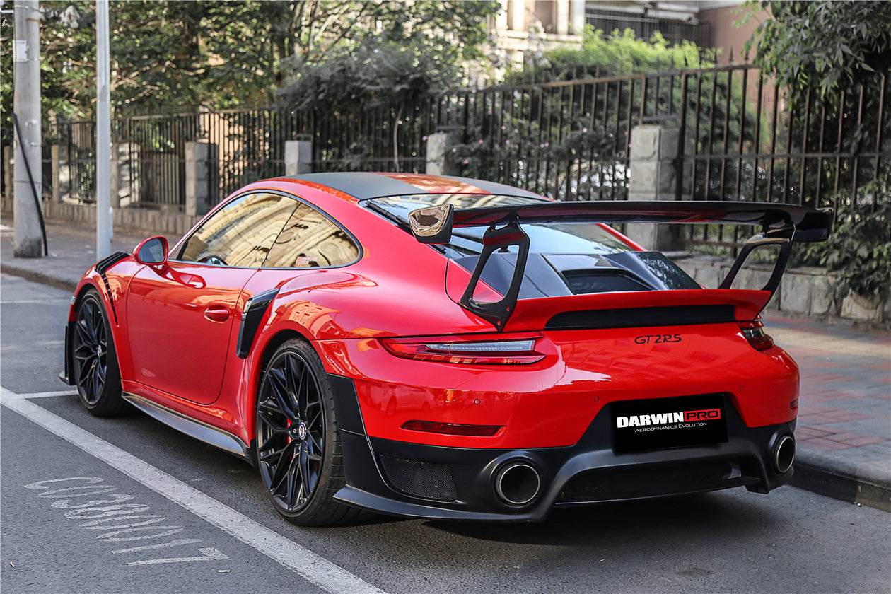 Alerón de maletero de fibra de carbono DarwinPRO 2016-2019 para Porsche 911 991.2 Carrera, S y 4S GT2RS