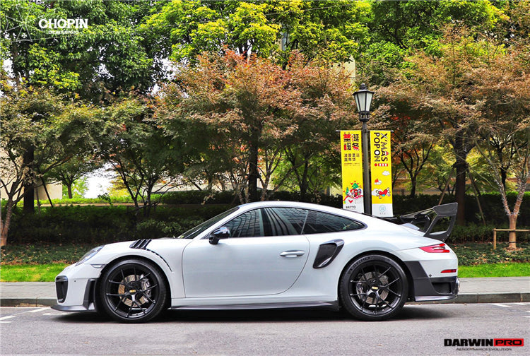 DarwinPRO 2016-2019 Porsche 911 991.2 Carrera S GT2RS-Style GT2RS Carbon Fiber Side Skirts