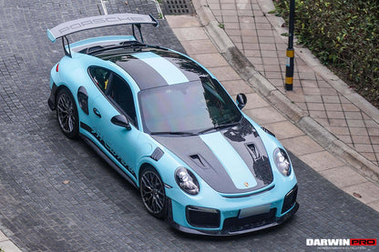 Alerón de maletero de fibra de carbono DarwinPRO 2016-2019 para Porsche 911 991.2 Carrera, S y 4S GT2RS