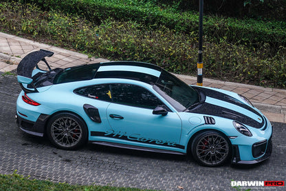 DarwinPRO 2012-2019 Porsche 911 991.1 991.2 Carrera S GT2RS Style Carbon Fiber Quarter Panel Side Scoops