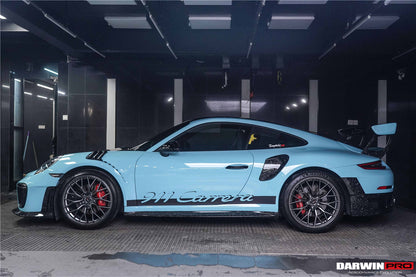 DarwinPRO 2012-2019 Porsche 911 991.1 991.2 Carrera S GT2RS Style Carbon Fiber Quarter Panel Side Scoops