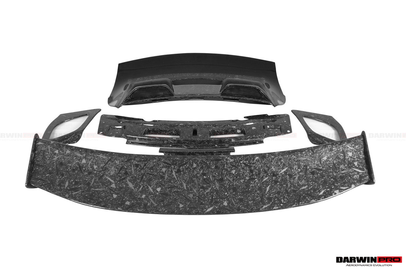 Alerón de maletero de fibra de carbono DarwinPRO 2016-2019 para Porsche 911 991.2 Carrera, S y 4S GT2RS