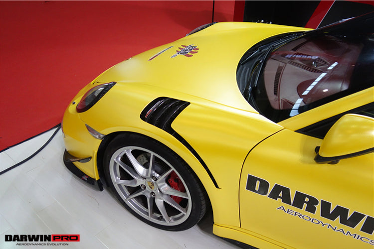 DarwinPRO 2012-2015 Porsche 911 991.1 2C | 4C GT3 Convert GT3RS Style Partial Carbon Fiber Fender (Fits Carrera, Targa S, 4, 4S)