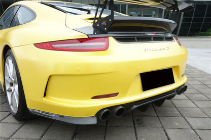 DarwinPRO 2012-2015 Porsche 911 991.1 2C Convert GT3V Style Rear Bumper With Diffuser (For Quad-Exhaust) | Fits Carrera, Carrera S