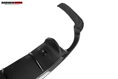 DarwinPRO 2012-2015 Porsche 911 991.1 2C Convert GT3V Style Rear Bumper With Diffuser (For Quad-Exhaust) | Fits Carrera, Carrera S