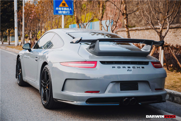 Parachoques trasero DarwinPRO 2012-2015 Porsche 911 991.1 2C estilo GT3 (para escape intermedio) | Compatible con Carrera y Carrera S