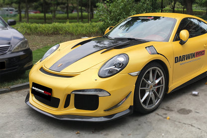 DarwinPRO 2012-2015 Porsche 911 991.1 Carrera Targa  S 4 4S GT3 Style Front Bumper Canards