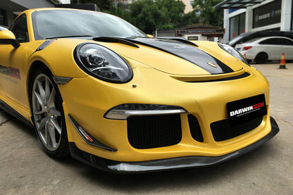 DarwinPRO 2012-2015 Porsche 911 991.1 Carrera Targa  S 4 4S GT3 Style Front Bumper Canards