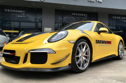DarwinPRO 2012-2015 Porsche 911 991.1 Carrera Targa  S 4 4S GT3 Style Front Bumper Canards
