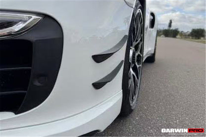 DarwinPRO 2016-2019 Porsche 911 991.2 Turbo S BKSS Style Carbon Fiber Front Canards