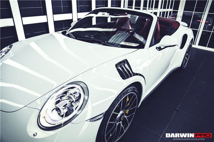 Guardabarros parcial de fibra de carbono estilo DarwinPRO GT3RS | Porsche 911 991.2 Turbo S (2016-2019)