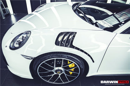 Guardabarros parcial de fibra de carbono estilo DarwinPRO GT3RS | Porsche 911 991.2 Turbo S (2016-2019)