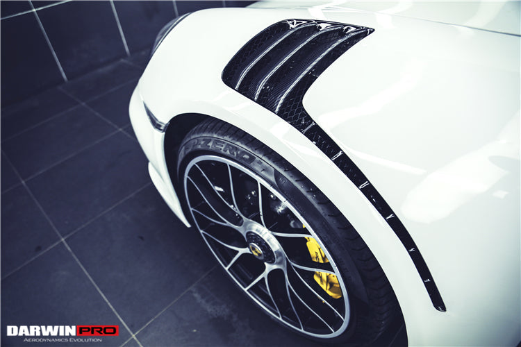 Guardabarros parcial de fibra de carbono estilo DarwinPRO GT3RS | Porsche 911 991.2 Turbo S (2016-2019)