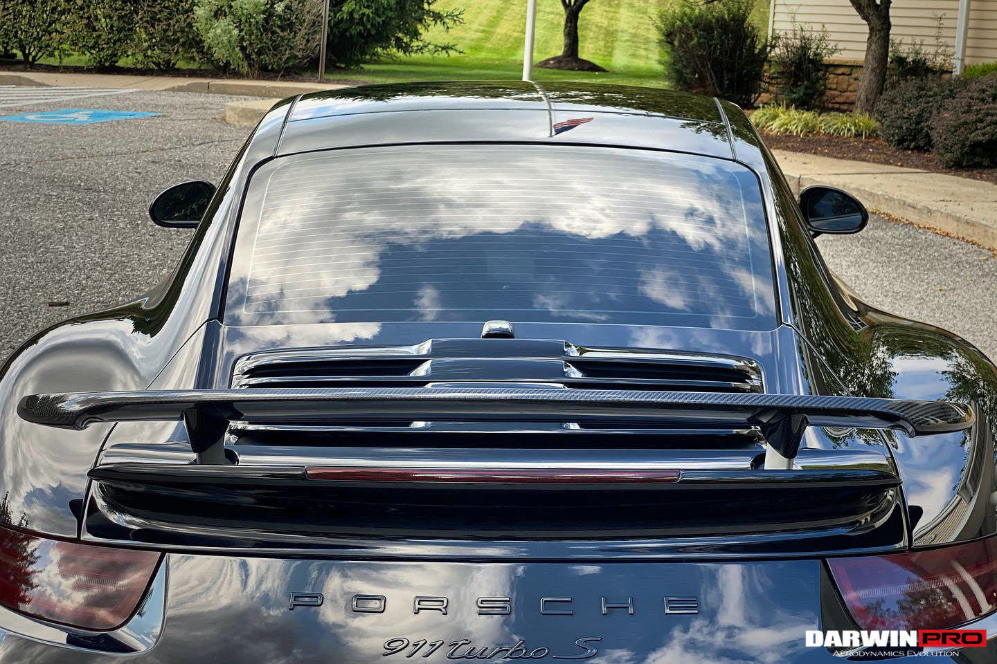 DarwinPRO 2016-2019 Porsche 911 991.2 Turbo S Carbon Fiber Up Wing