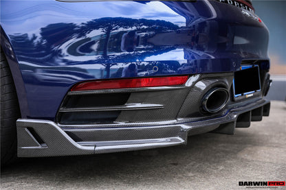 Borde trasero DarwinPRO 2019-2023 Porsche 911 992 Carrera Targa S 4 4S GTS SD-Sport Design (no compatible con parachoques estándar)