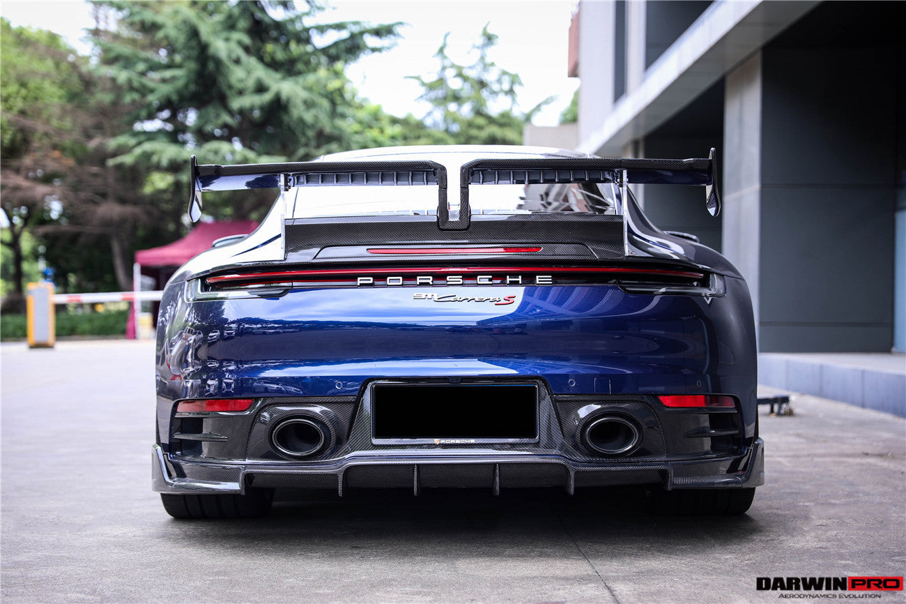 Borde trasero DarwinPRO 2019-2023 Porsche 911 992 Carrera Targa S 4 4S GTS SD-Sport Design (no compatible con parachoques estándar)