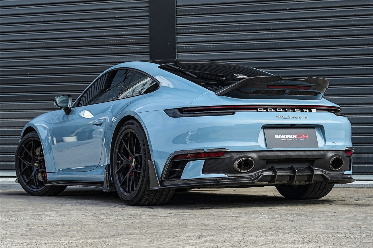 DarwinPRO 2019-2024 Porsche 911 992 Carrera & 4 & 4S & Targa & Cabriolet SD-Sport Design Model BKSSII Style Rear Bumper Vent Trims
