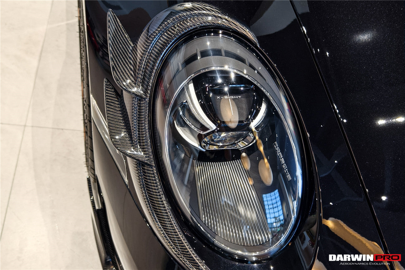 DarwinPRO 2019-2024 Porsche 911 992 Carrera & S & 4 & 4S & Targa & Cabriolet BKSSII Style Headlight Eyelid Eyebrow Cover