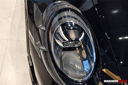 DarwinPRO 2019-2024 Porsche 911 992 Carrera & S & 4 & 4S & Targa & Cabriolet BKSSII Style Headlight Eyelid Eyebrow Cover