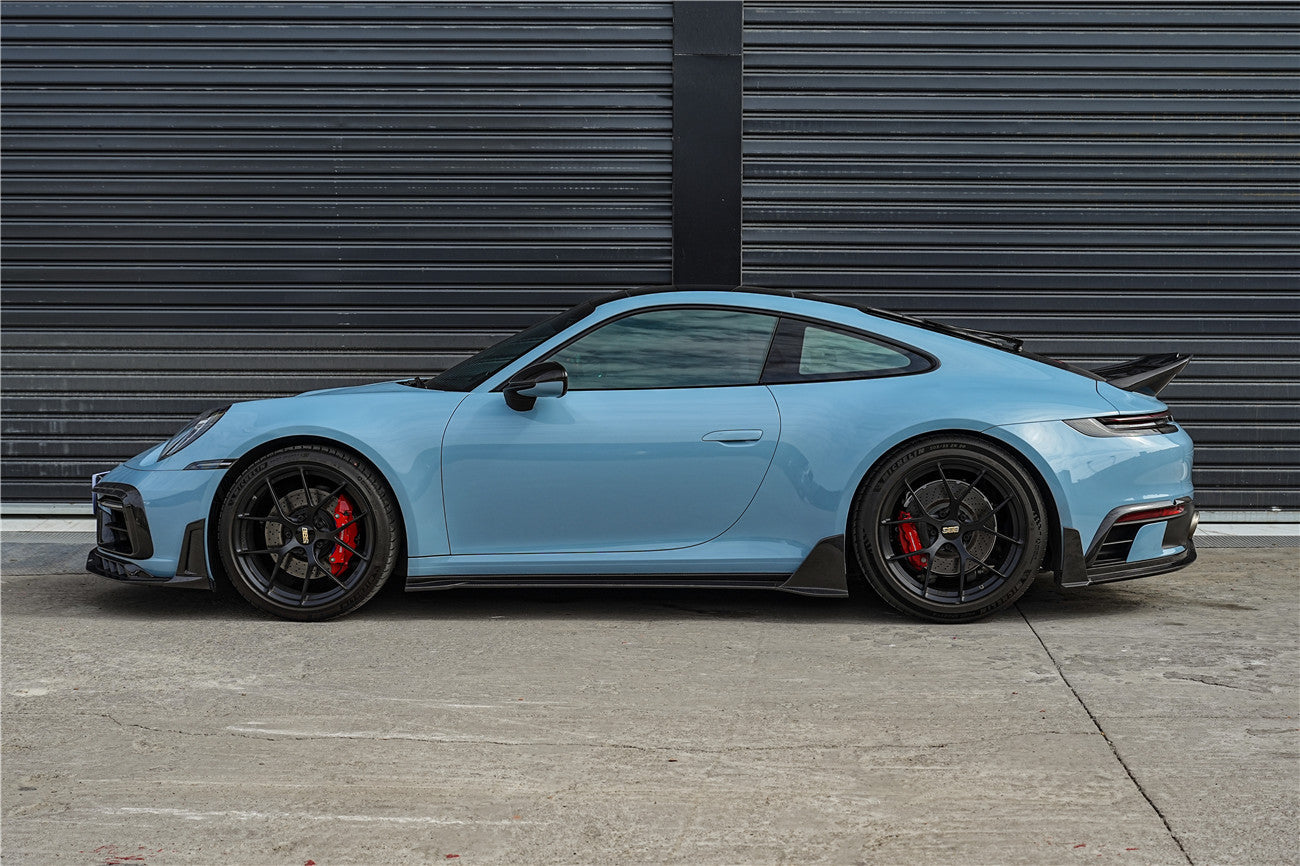 DarwinPRO 2019-2024 Porsche 911 992 Carrera S 4 4S Targa Cabriolet BKSSII Style Side Skirts