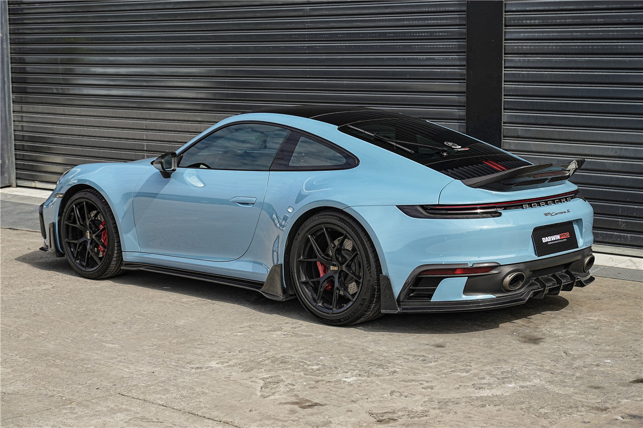DarwinPRO 2019-2024 Porsche 911 992 Carrera S & 4 & 4S BKSS Ver.4 Style Trunk Wing