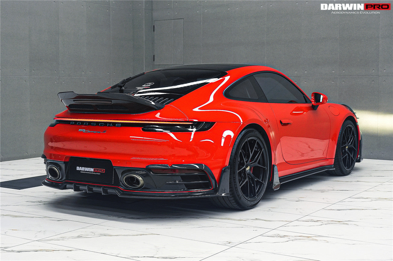 DarwinPRO Darwinpro 2019-2024 Porsche 911 992 Carrera Targa 4 4S Targa Cabriolet BKSSII Style Rear Lip