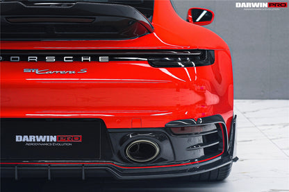 DarwinPRO Darwinpro 2019-2024 Porsche 911 992 Carrera Targa 4 4S Targa Cabriolet BKSSII Style Rear Lip