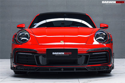 DarwinPRO Darwinpro 2019-2024 Porsche 911 992 Carrera 4 4S Targa Cabriolet BKSSII Style Front Bumper Vent Trims