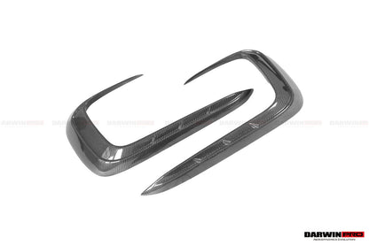 DarwinPRO Darwinpro 2019-2024 Porsche 911 992 Carrera 4 4S Targa Cabriolet BKSSII Style Front Bumper Vent Trims