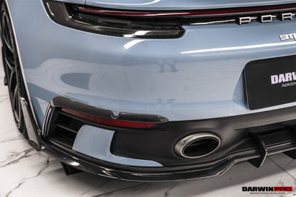 DarwinPRO 2019-2024 Porsche 911 992 Carrera & 4 & 4S & Targa & Cabriolet SD-Sport Design Model BKSSII Style Rear Bumper Vent Trims