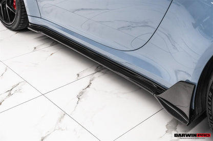 DarwinPRO 2019-2024 Porsche 911 992 Carrera S 4 4S Targa Cabriolet BKSSII Style Side Skirts
