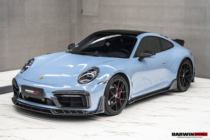 DarwinPRO 2019-2024 Porsche 911 992 Carrera & 4 & 4S & Targa & Cabriolet SD-Sport Design Model BKSSII Style Front Bumper Vent Trims