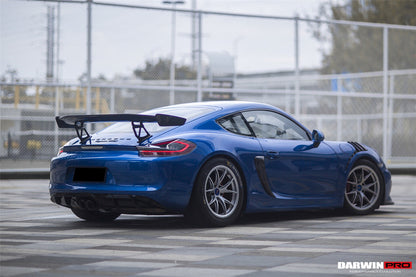 Difusor trasero de fibra de carbono DarwinPRO 2012-2016 para Porsche 981 Boxster Cayman GT4