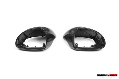 DarwinPRO 2012-2019 Porsche 911  Carrera, Targa,Cabriolet 991 | Cayman, Boxster 981 OEM Style Autoclave Carbon Fiber Mirror Housing Replacement