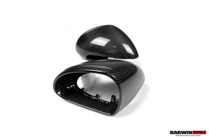 DarwinPRO 2012-2019 Porsche 911  Carrera, Targa,Cabriolet 991 | Cayman, Boxster 981 OEM Style Autoclave Carbon Fiber Mirror Housing Replacement