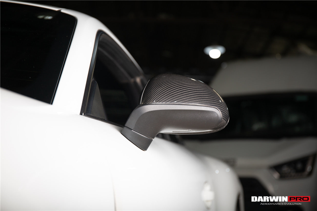 DarwinPRO 2012-2019 Porsche 911  Carrera, Targa,Cabriolet 991 | Cayman, Boxster 981 OEM Style Autoclave Carbon Fiber Mirror Housing Replacement