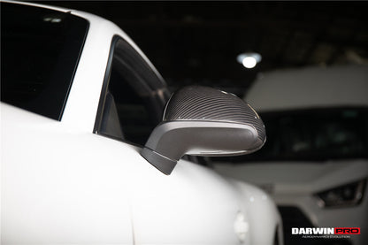 DarwinPRO 2012-2019 Porsche 911  Carrera, Targa,Cabriolet 991 | Cayman, Boxster 981 OEM Style Autoclave Carbon Fiber Mirror Housing Replacement