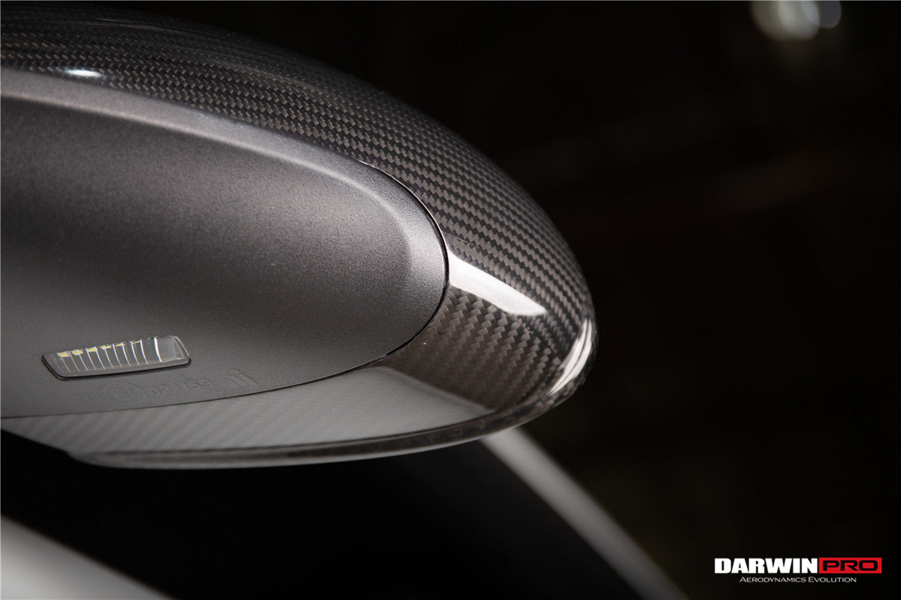 DarwinPRO 2012-2019 Porsche 911  Carrera, Targa,Cabriolet 991 | Cayman, Boxster 981 OEM Style Autoclave Carbon Fiber Mirror Housing Replacement