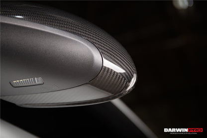 DarwinPRO 2012-2019 Porsche 911  Carrera, Targa,Cabriolet 991 | Cayman, Boxster 981 OEM Style Autoclave Carbon Fiber Mirror Housing Replacement