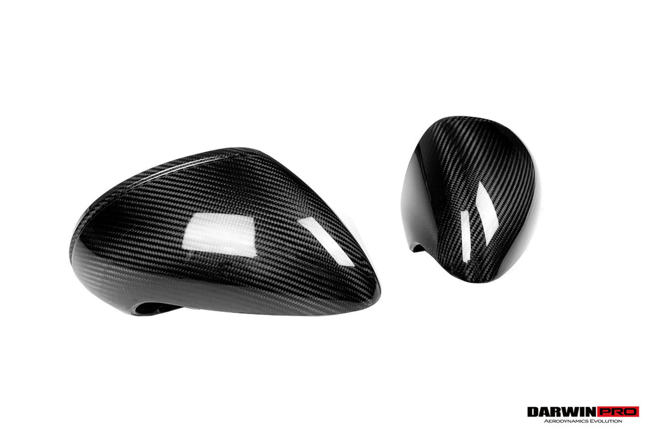 DarwinPRO 2012-2019 Porsche 911  Carrera, Targa,Cabriolet 991 | Cayman, Boxster 981 OEM Style Autoclave Carbon Fiber Mirror Housing Replacement