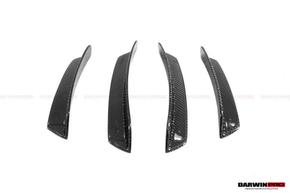 DarwinPRO 2013-2019 Porsche 911 991 Turbo S GT2RS Style Partial Carbon Fiber Front Bumper and Fender