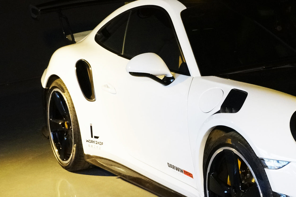 Tomas de aire laterales de fibra de carbono estilo OEM para Porsche 991 Turbo S (2013-2019) de DarwinPRO