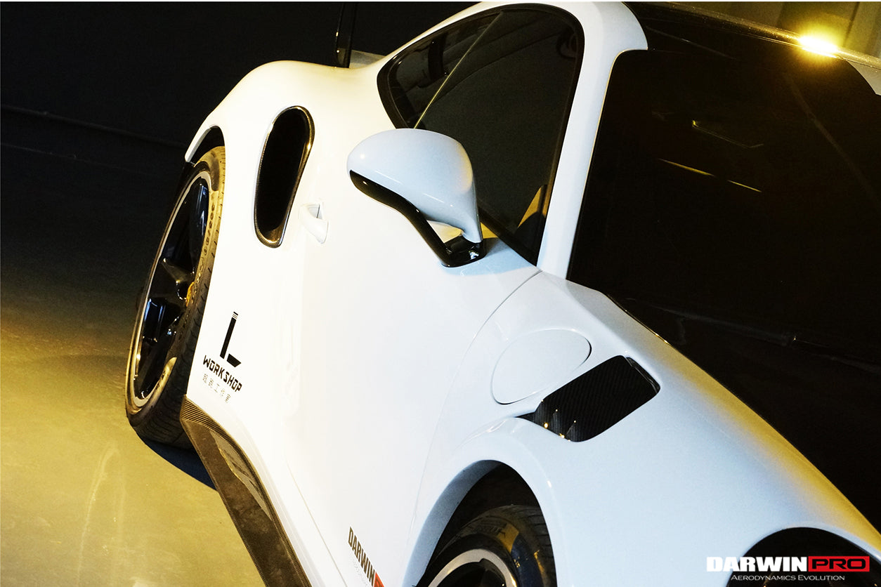 Tomas de aire laterales de fibra de carbono estilo OEM para Porsche 991 Turbo S (2013-2019) de DarwinPRO