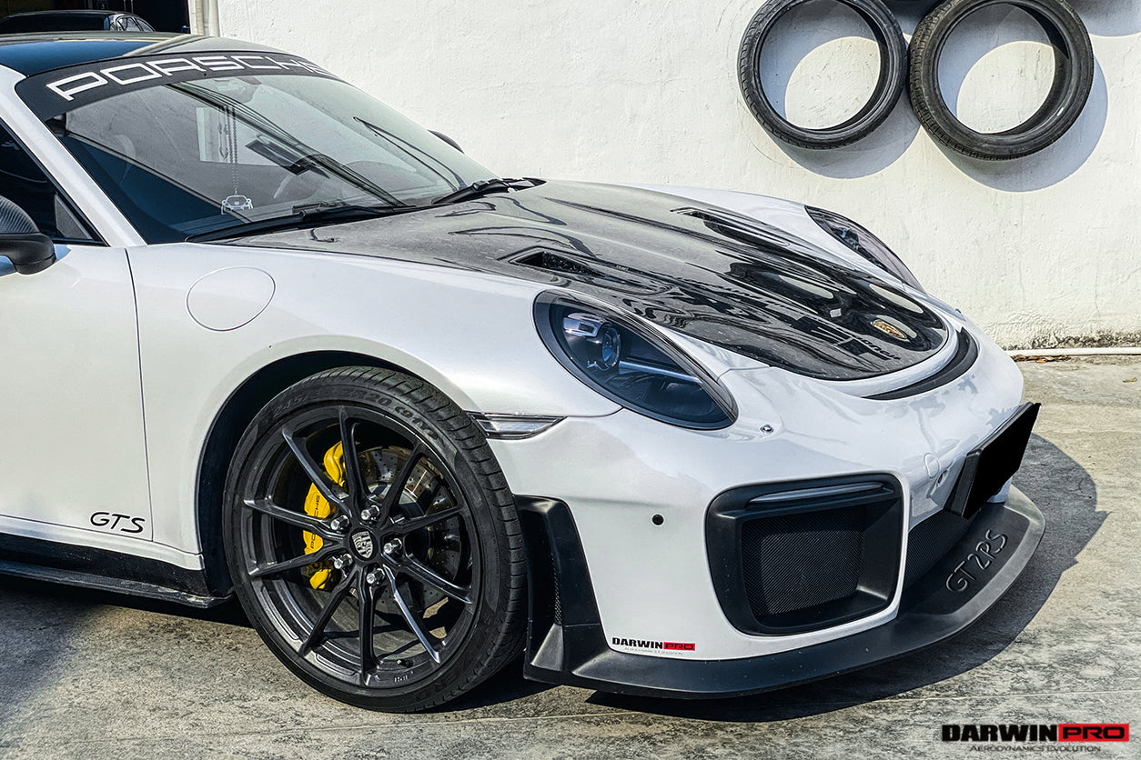 Capó de fibra de carbono DarwinPRO 2013-2019 para Porsche 911 991 Carrera, C2, C2S, C4, C4S, Targa, GT3 y Turbo GT2RS