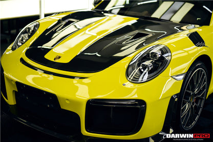 Capó de fibra de carbono DarwinPRO 2013-2019 para Porsche 911 991 Carrera, C2, C2S, C4, C4S, Targa, GT3 y Turbo GT2RS