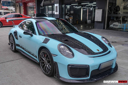 Capó de fibra de carbono DarwinPRO 2013-2019 para Porsche 911 991 Carrera, C2, C2S, C4, C4S, Targa, GT3 y Turbo GT2RS
