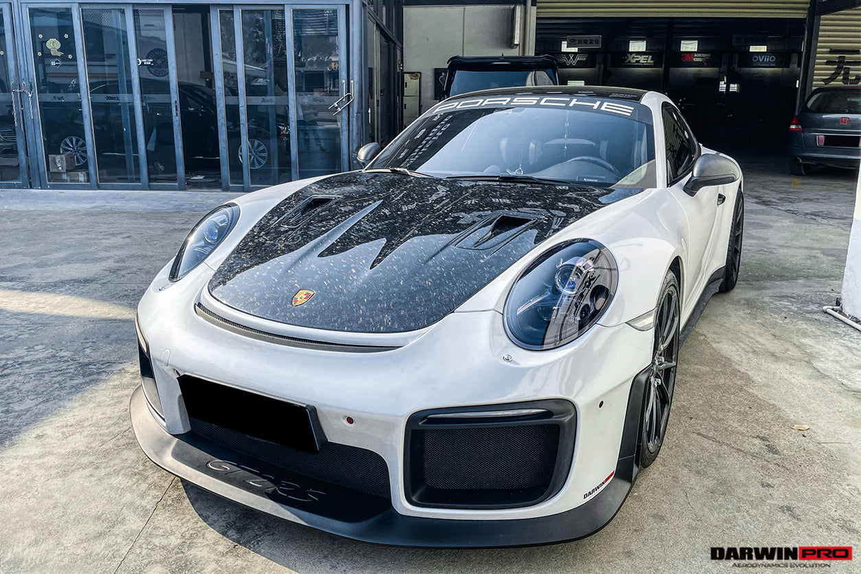 Capó de fibra de carbono DarwinPRO 2013-2019 para Porsche 911 991 Carrera, C2, C2S, C4, C4S, Targa, GT3 y Turbo GT2RS